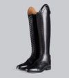 Astra Womens Lace Front Tall Leather Riding Boots Black by Premier Equine Int. Ltd. at  Try A Bit