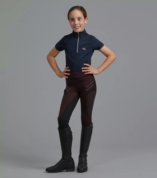 Premier Equine Astrid Girls Full Seat Gel Pull On Riding Tights by Premier Equine at  Try a Bit