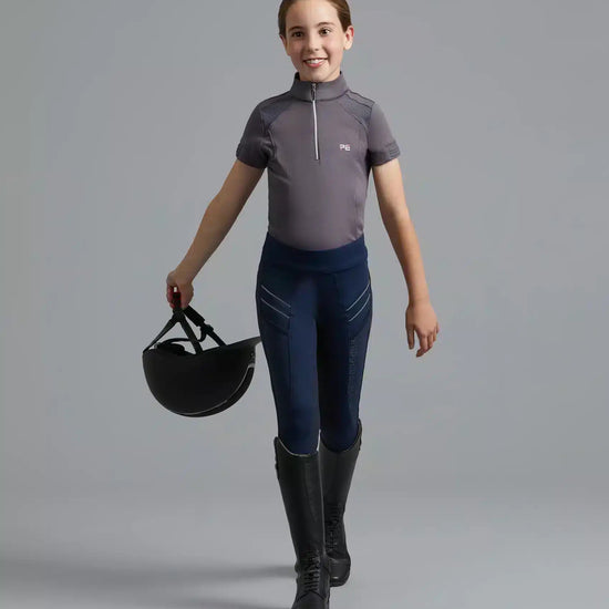 Premier Equine Astrid Girls Full Seat Gel Pull On Riding Tights by Premier Equine at  Try a Bit