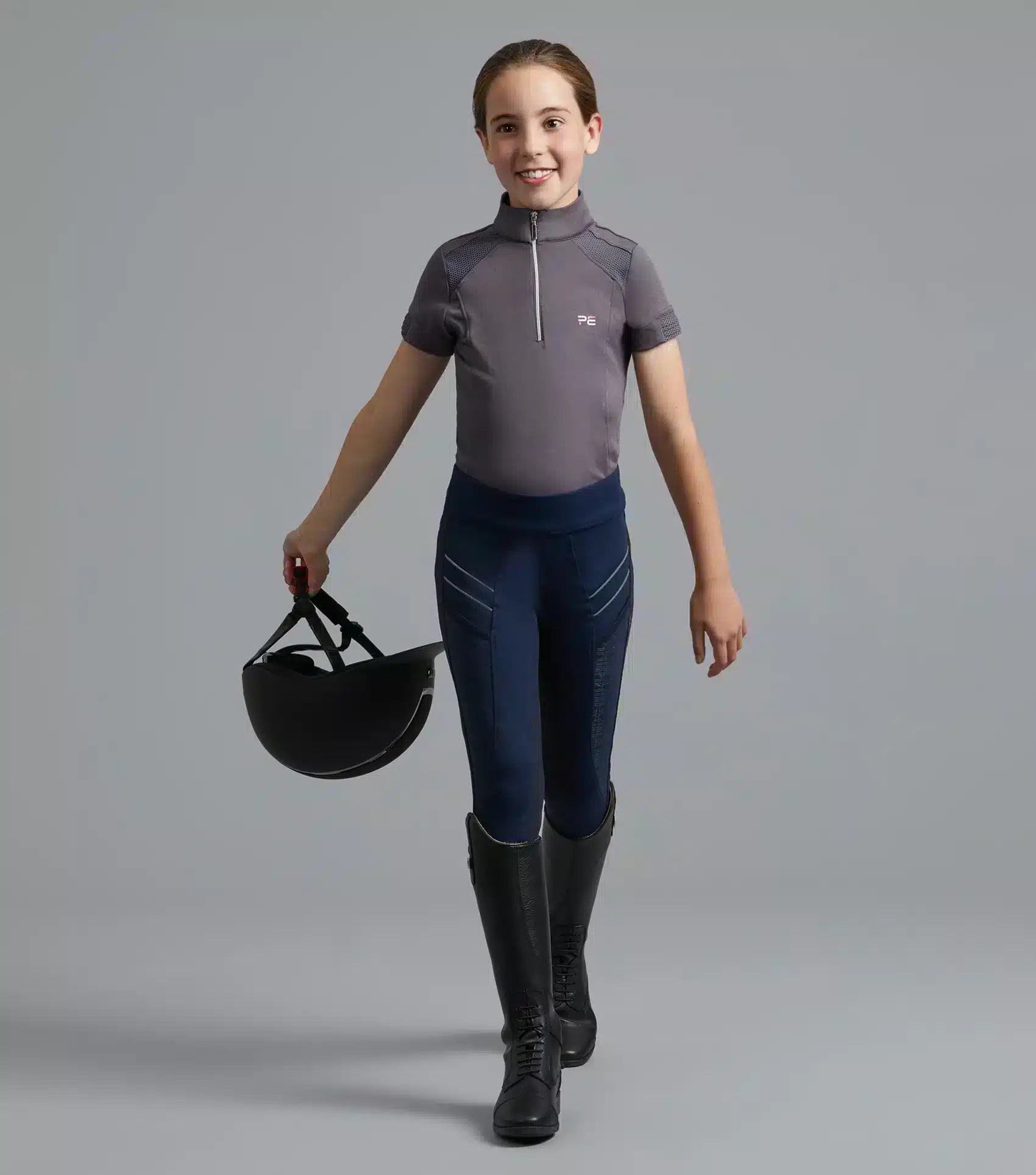 Premier Equine Astrid Girls Full Seat Gel Pull On Riding Tights by Premier Equine at  Try a Bit