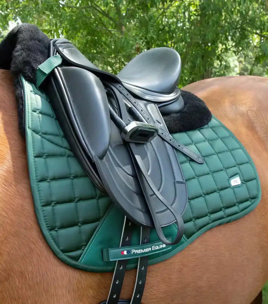 Premier Equine Atlantis CC Satin Wool Dressage Square by Premier Equine at  Try a Bit