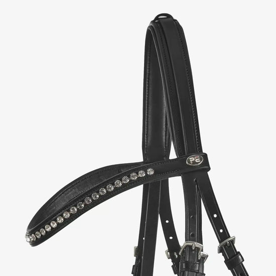 Premier Equine Bellissima Crank Bridle with Diamante Browband by Premier Equine at  Try a Bit