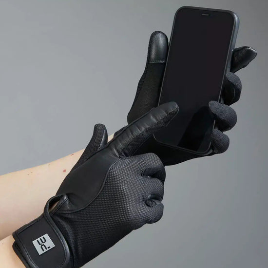 Premier Equine Bordoni Leather Mesh Riding Gloves by Premier Equine at  Try a Bit