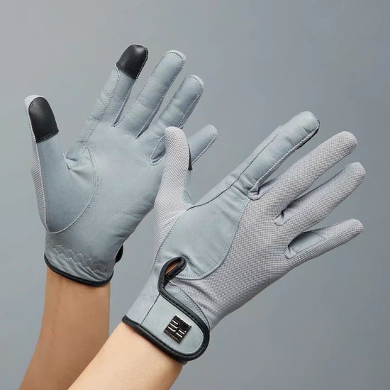 Premier Equine Bordoni Leather Mesh Riding Gloves by Premier Equine at  Try a Bit
