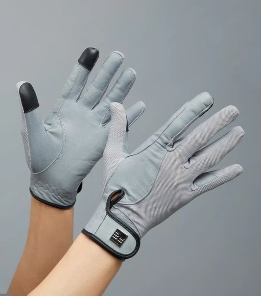 Premier Equine Bordoni Leather Mesh Riding Gloves by Premier Equine at  Try a Bit