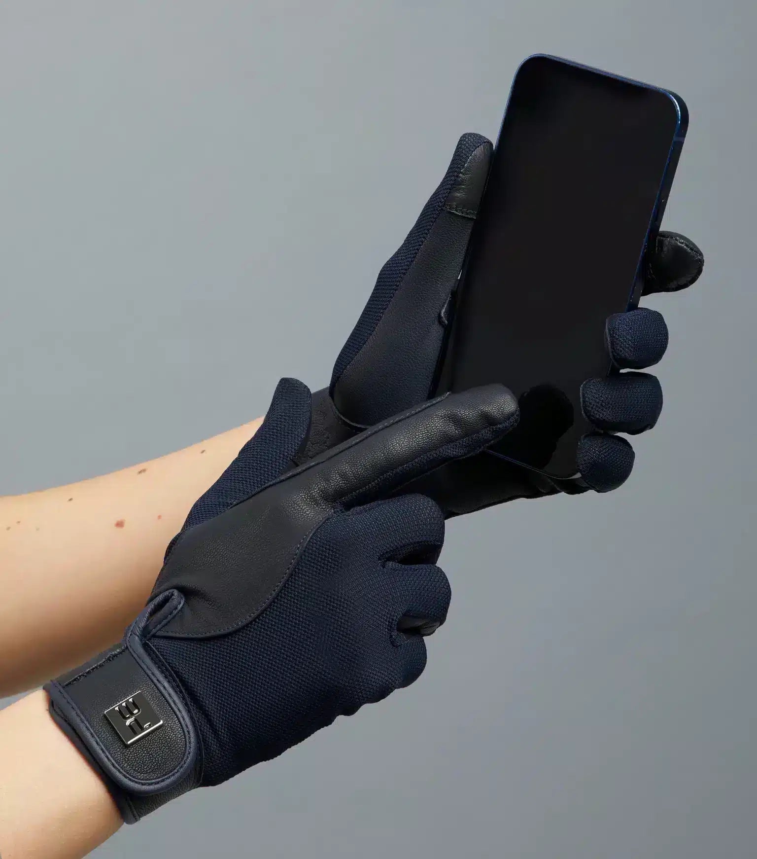 Premier Equine Bordoni Leather Mesh Riding Gloves by Premier Equine at  Try a Bit