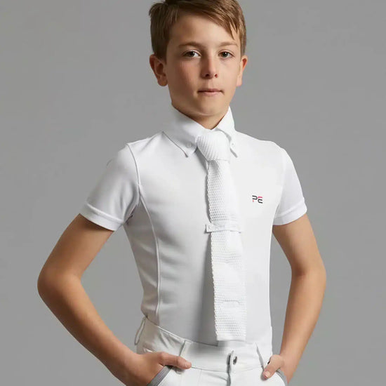 Premier Equine Mini Antonio Boy's Short Sleeve Show Shirt by Premier Equine at  Try a Bit