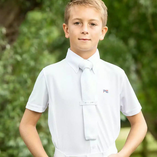 Premier Equine Mini Antonio Boy's Short Sleeve Show Shirt by Premier Equine at  Try a Bit