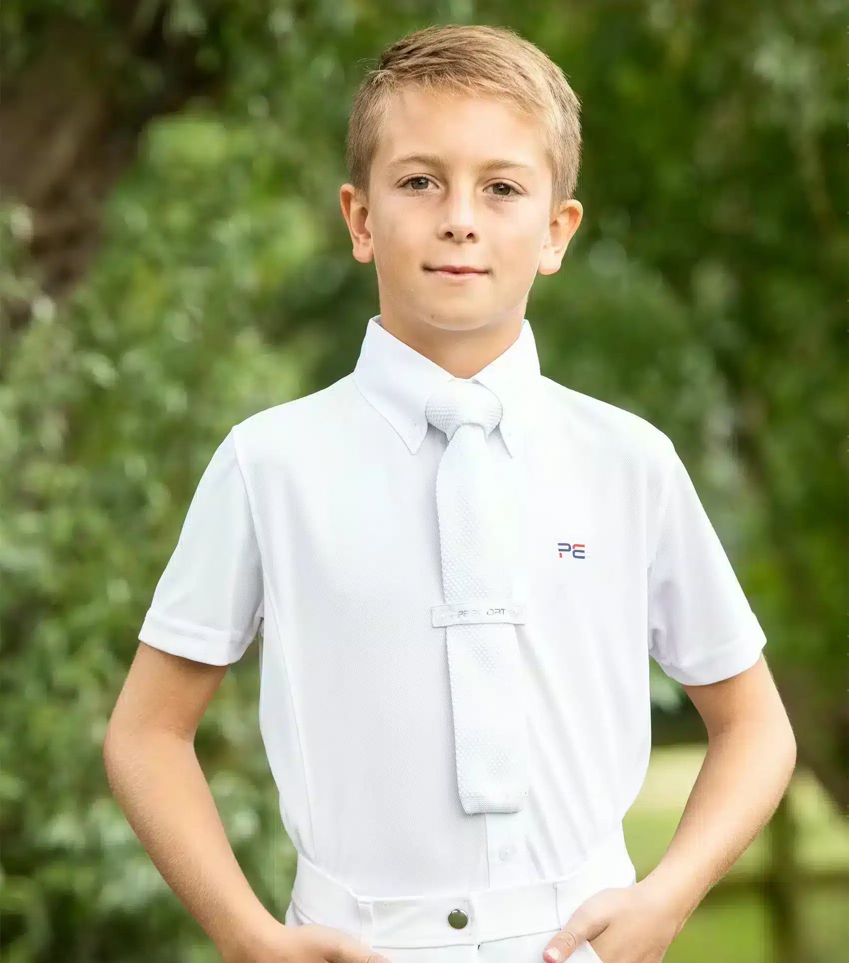 Premier Equine Mini Antonio Boy's Short Sleeve Show Shirt by Premier Equine at  Try a Bit