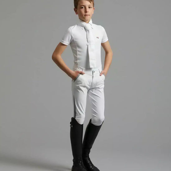 Premier Equine Mini Antonio Boy's Short Sleeve Show Shirt by Premier Equine at  Try a Bit