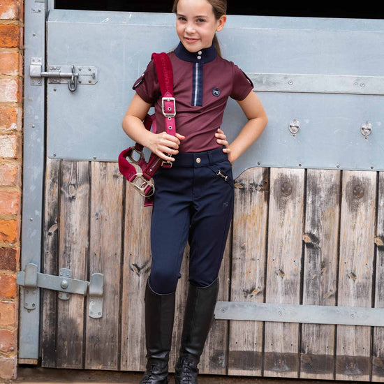 Premier Equine Brava Girls Full Seat Gel Riding Breeches by Premier Equine at  Try a Bit
