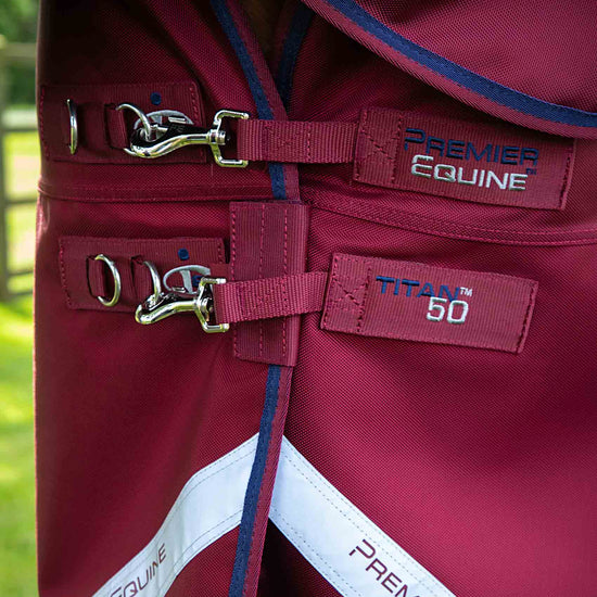 Premier Equine Titan 50g Turnout Rug with Classic Neck Cover by Premier Equine at  Try a Bit