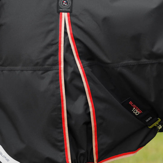 Premier Equine Buster 100g Turnout Rug with Snug-Fit Neck Cover by Premier Equine at  Try a Bit