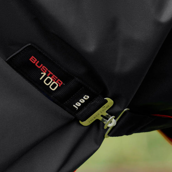 Premier Equine Buster 100g Turnout Rug with Snug-Fit Neck Cover by Premier Equine at  Try a Bit