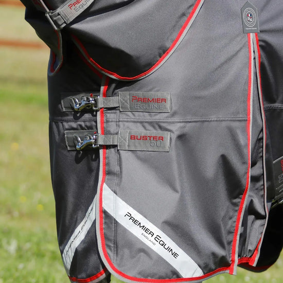 Premier Equine Buster 50g Turnout Rug with Snug-Fit Neck Cover by Premier Equine at  Try a Bit