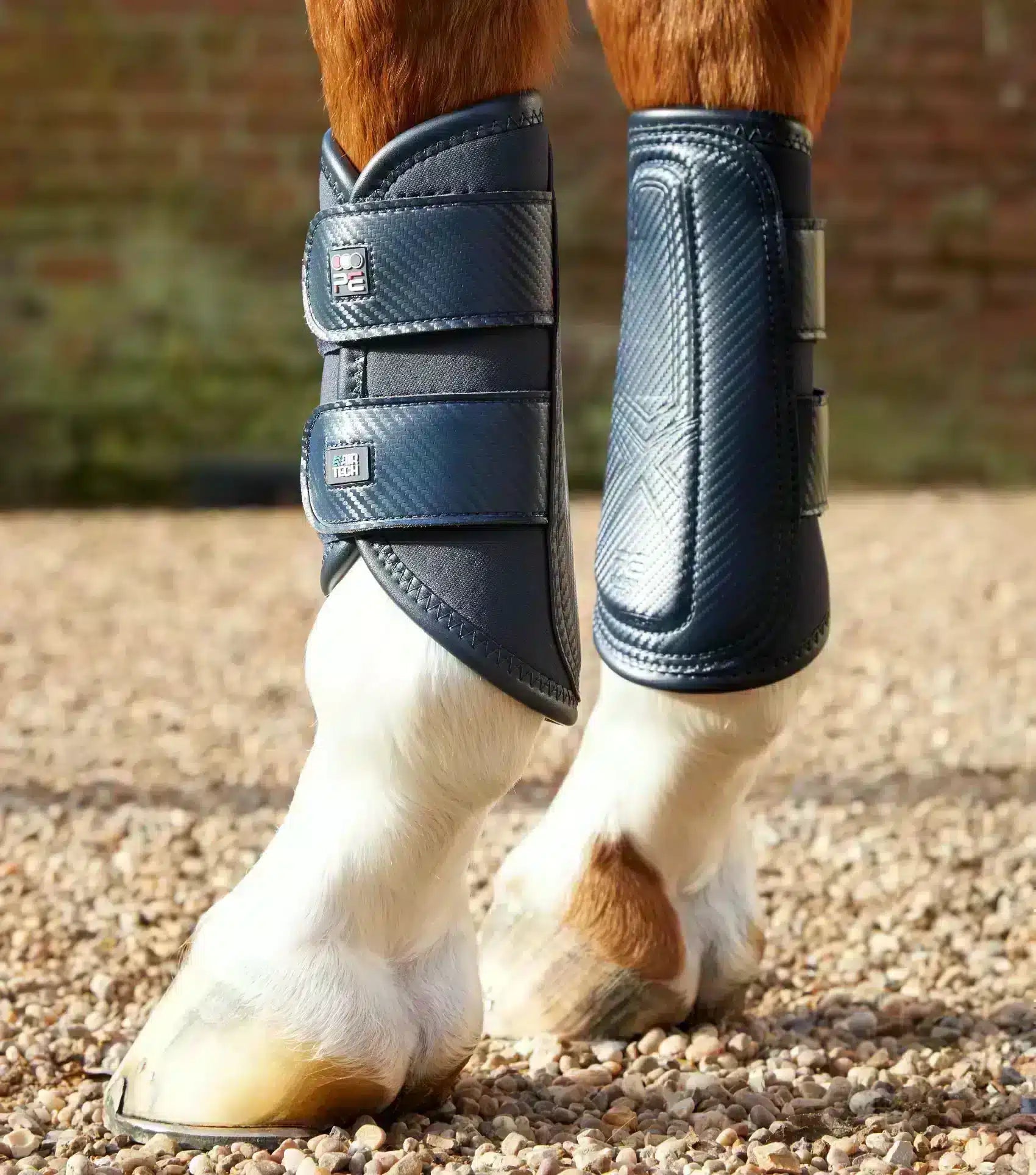 Premier Equine Carbon Air-Tech Double Locking Brushing Boots by Premier Equine at  Try a Bit