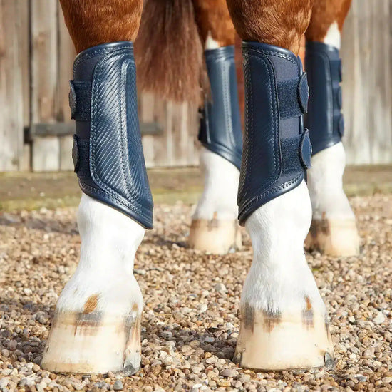 Premier Equine Carbon Air-Tech Double Locking Brushing Boots by Premier Equine at  Try a Bit