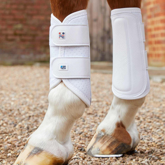 Premier Equine Carbon Air-Tech Double Locking Brushing Boots by Premier Equine at  Try a Bit