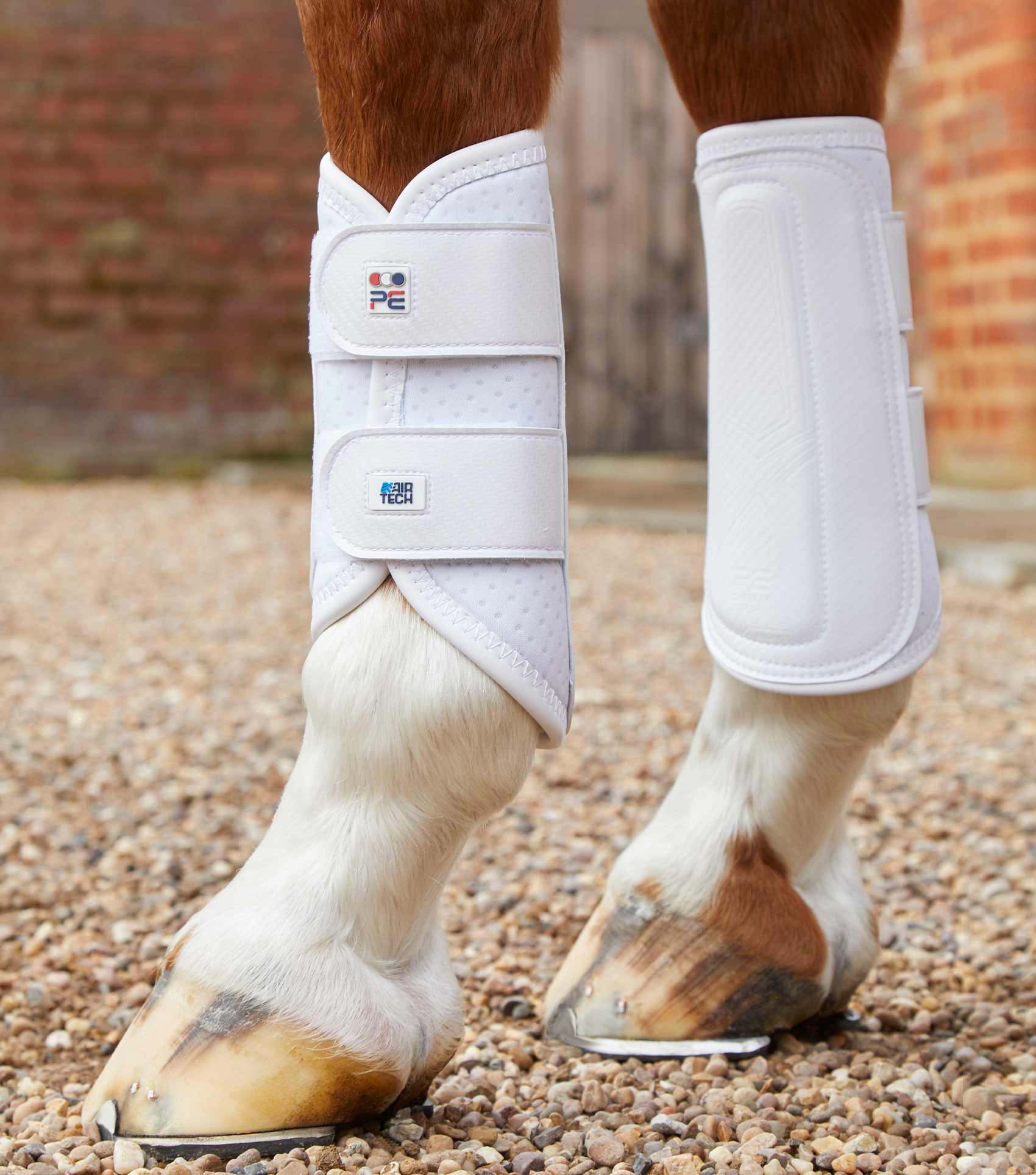 Premier Equine Carbon Air-Tech Double Locking Brushing Boots by Premier Equine at  Try a Bit