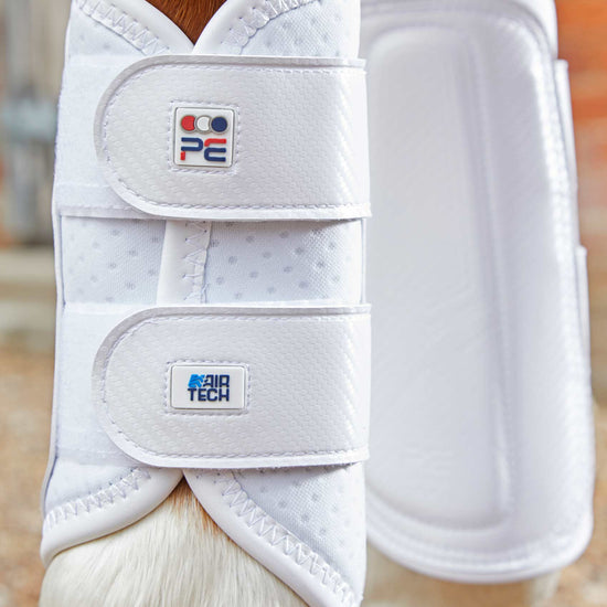 Premier Equine Carbon Air-Tech Double Locking Brushing Boots by Premier Equine at  Try a Bit