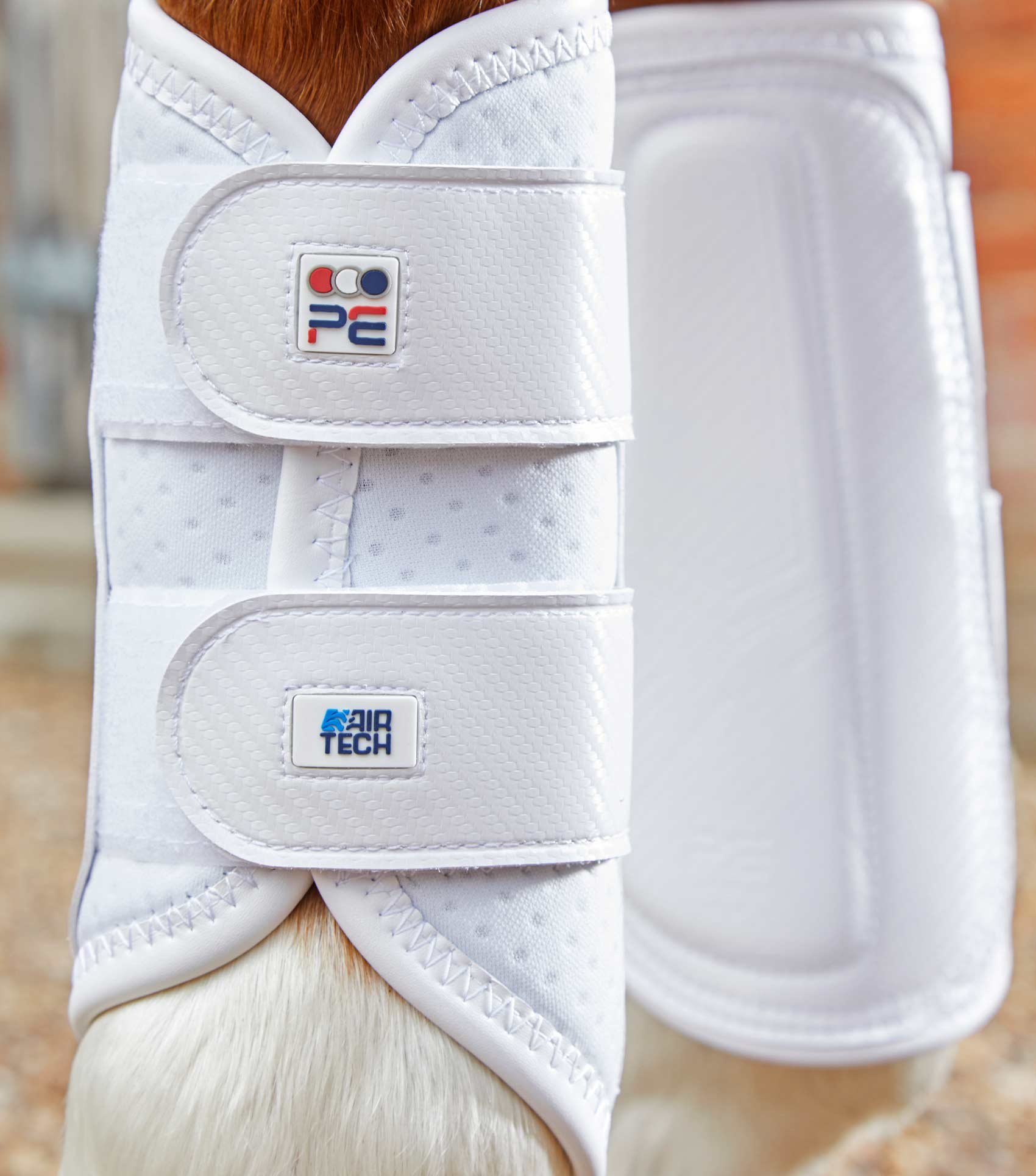 Premier Equine Carbon Air-Tech Double Locking Brushing Boots by Premier Equine at  Try a Bit