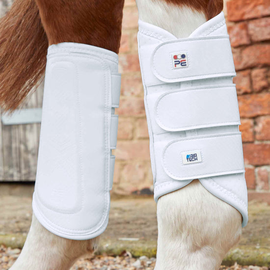 Premier Equine Carbon Air-Tech Double Locking Brushing Boots by Premier Equine at  Try a Bit