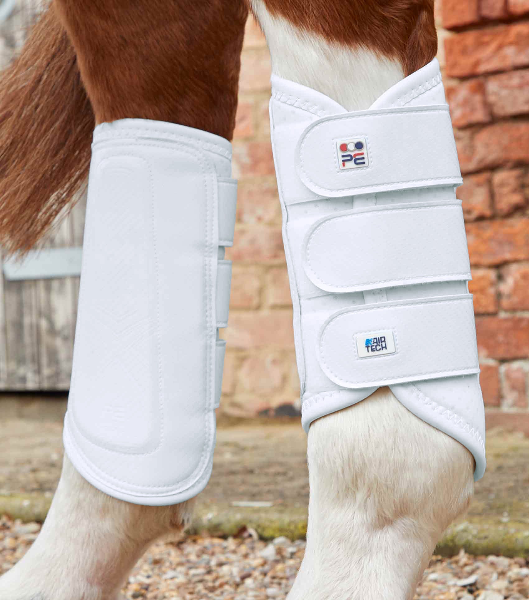 Premier Equine Carbon Air-Tech Double Locking Brushing Boots by Premier Equine at  Try a Bit