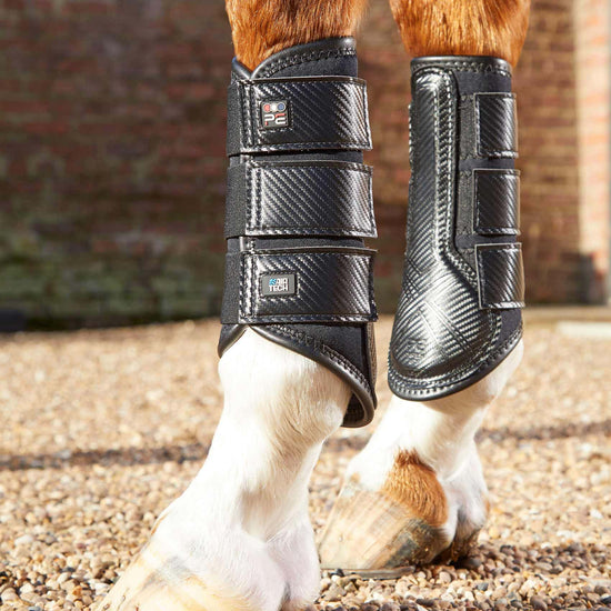 Premier Equine Carbon Air-Tech Single Locking Brushing Boots by Premier Equine at  Try a Bit