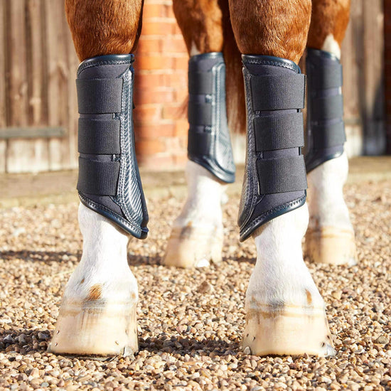 Premier Equine Carbon Air-Tech Single Locking Brushing Boots by Premier Equine at  Try a Bit