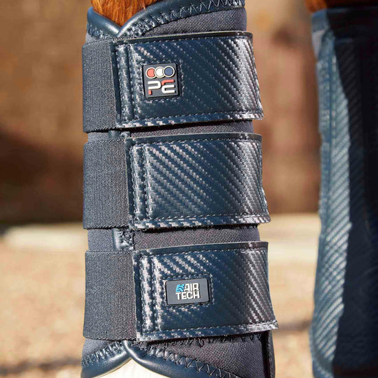 Premier Equine Carbon Air-Tech Single Locking Brushing Boots by Premier Equine at  Try a Bit