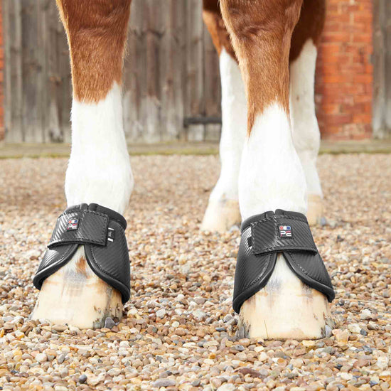 Premier Equine Carbon Tech Kevlar No-Turn Over Reach Boots by Premier Equine at  Try a Bit