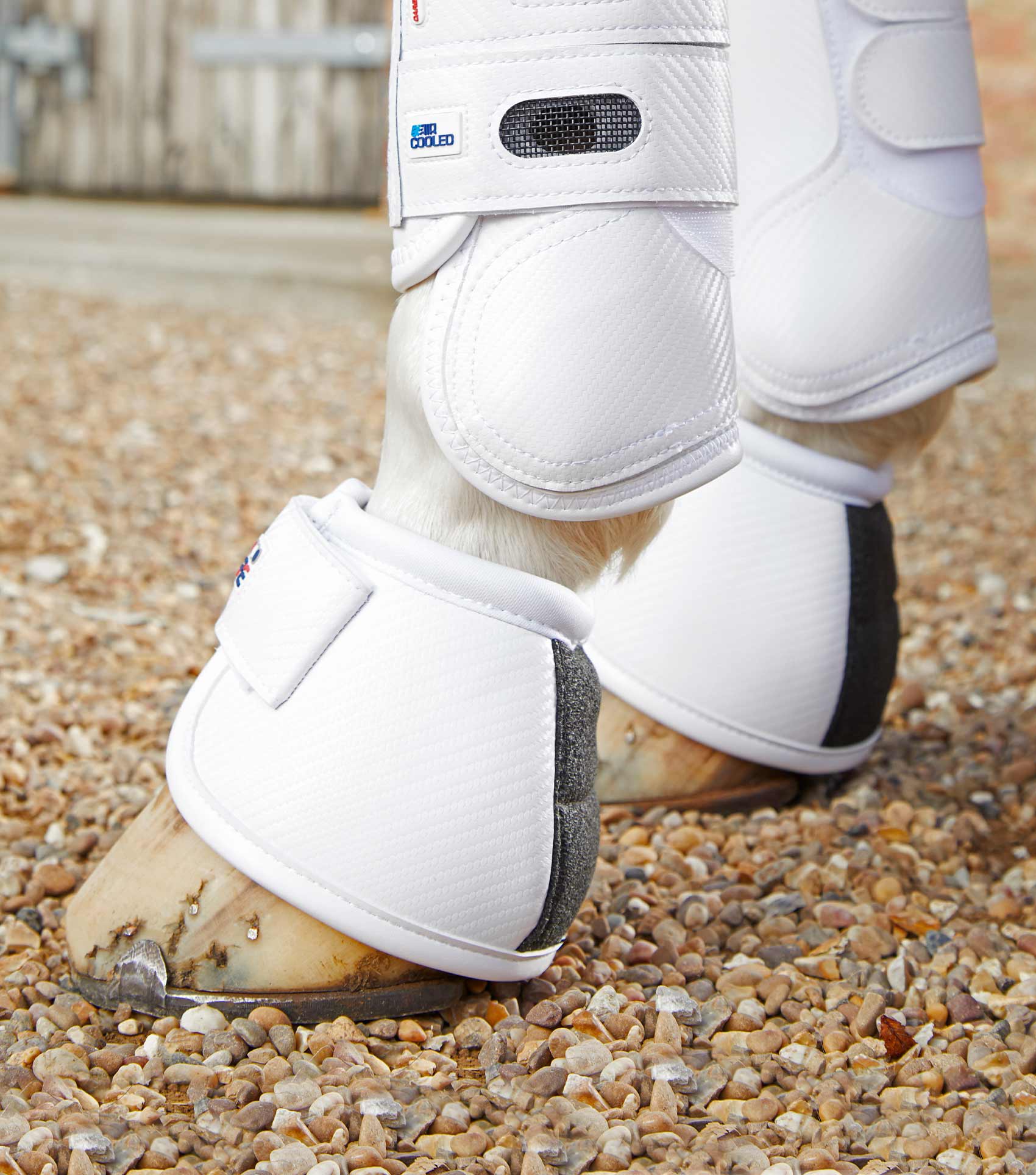 Premier Equine Carbon Tech Kevlar No-Turn Over Reach Boots by Premier Equine at  Try a Bit