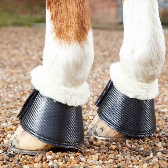 Premier Equine Carbon Tech Techno Wool Over Reach Boots by Premier Equine at  Try a Bit