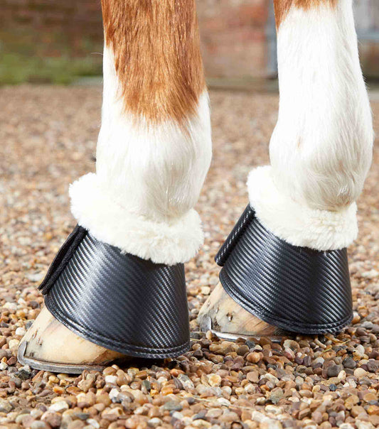 Premier Equine Carbon Tech Techno Wool Over Reach Boots by Premier Equine at  Try a Bit