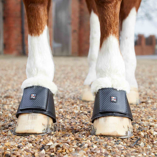 Premier Equine Carbon Tech Techno Wool Over Reach Boots by Premier Equine at  Try a Bit