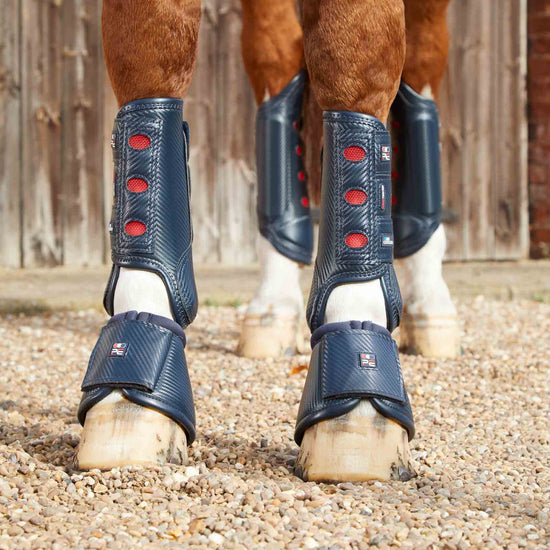 Premier Equine Carbon Wrap Over Reach Boots by Premier Equine at  Try a Bit