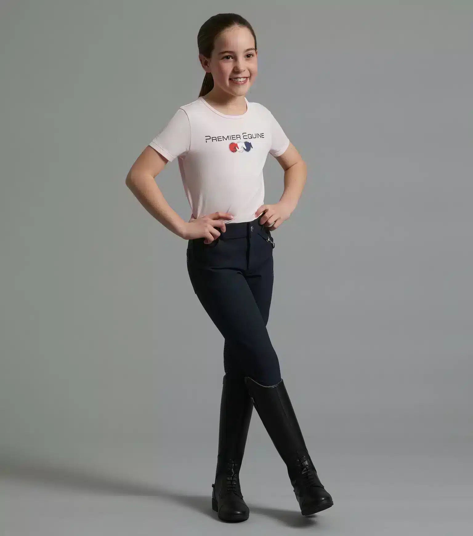 Premier Equine Chiaro Girls Cotton Riding T-Shirt by Premier Equine at  Try a Bit