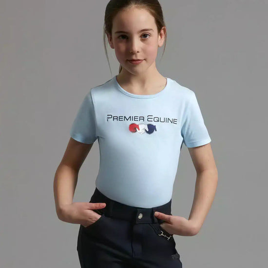 Premier Equine Chiaro Girls Cotton Riding T-Shirt by Premier Equine at  Try a Bit