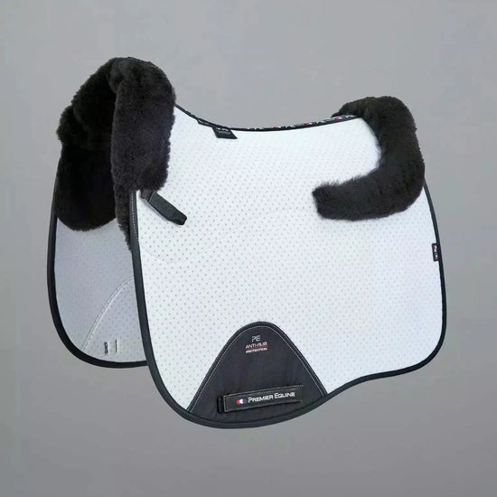 Premier Equine Close Contact Airtechnology Shockproof Wool Saddle Pad - Dressage Square by Premier Equine at  Try a Bit