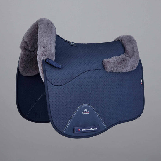 Premier Equine Close Contact Airtechnology Shockproof Wool Saddle Pad - Dressage Square by Premier Equine at  Try a Bit