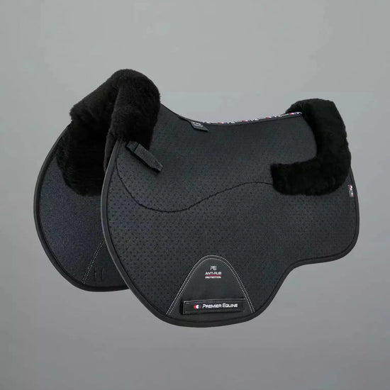 Premier Equine Close Contact Airtechnology Shockproof Wool Saddle Pad - GP/Jump Square by Premier Equine at  Try a Bit