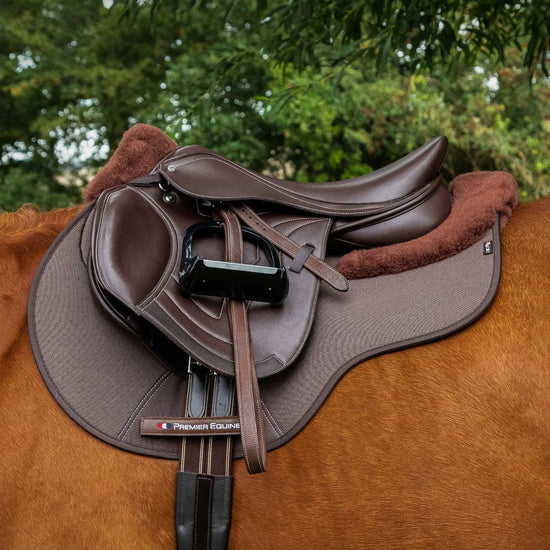 Premier Equine Close Contact Airtechnology Shockproof Wool Saddle Pad - GP/Jump Square by Premier Equine at  Try a Bit