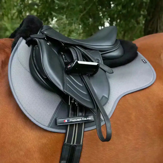 Premier Equine Close Contact Airtechnology Shockproof Wool Saddle Pad - GP/Jump Square by Premier Equine at  Try a Bit