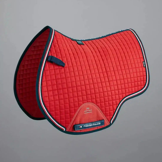 Premier Equine Close Contact European Cotton Saddle Pad - GP/Jump Square by Premier Equine at  Try a Bit