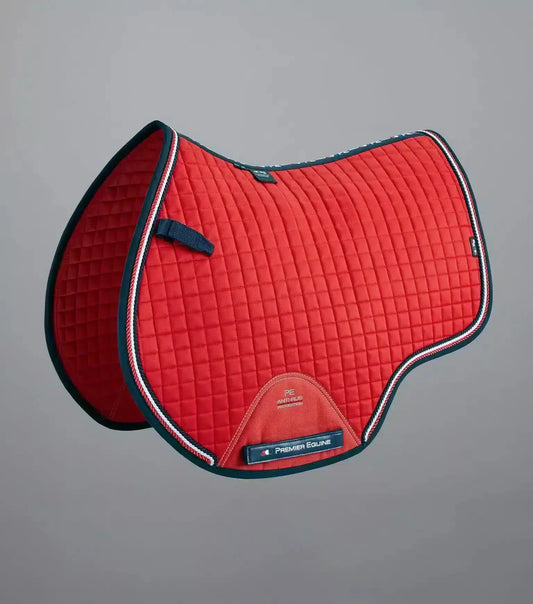 Premier Equine Close Contact European Cotton Saddle Pad - GP/Jump Square by Premier Equine at  Try a Bit