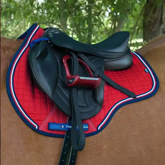Premier Equine Close Contact European Cotton Saddle Pad - GP/Jump Square by Premier Equine at  Try a Bit