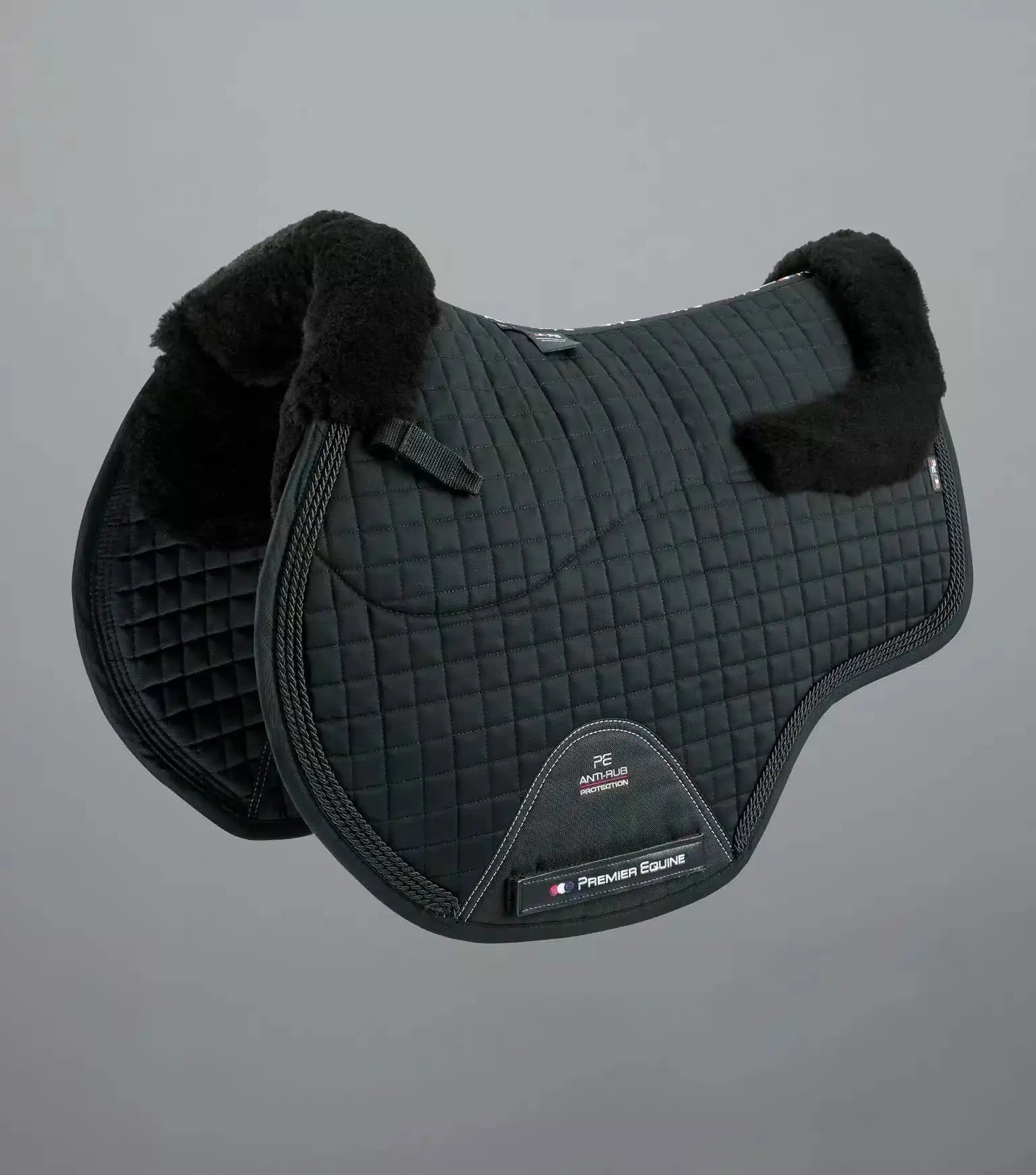 Premier Equine Close Contact Merino Wool European Saddle Pad - GP/Jump Square by Premier Equine at  Try a Bit