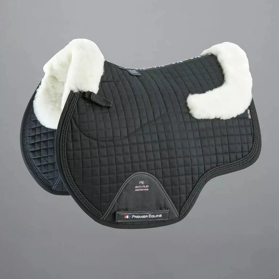 Premier Equine Close Contact Merino Wool European Saddle Pad - GP/Jump Square by Premier Equine at  Try a Bit