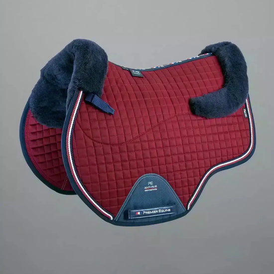 Premier Equine Close Contact Merino Wool European Saddle Pad - GP/Jump Square by Premier Equine at  Try a Bit