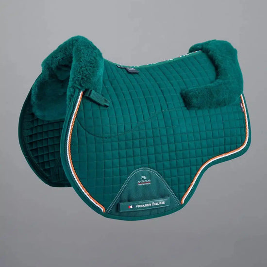 Premier Equine Close Contact Merino Wool European Saddle Pad - GP/Jump Square by Premier Equine at  Try a Bit